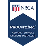 NRCA Certified Shingle Installer